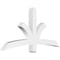Ekena Millwork Davenport Architectural Grade PVC Gable Bracket, 60"W x 30"H x 4"D x 4"F, 12/12 Pitch GBP060X30X0404DAV00 - alternate 1
